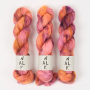 WALK Collection KID MOHAIR LACE - SCORPIO Mohair Silk Lace orange Yarn
