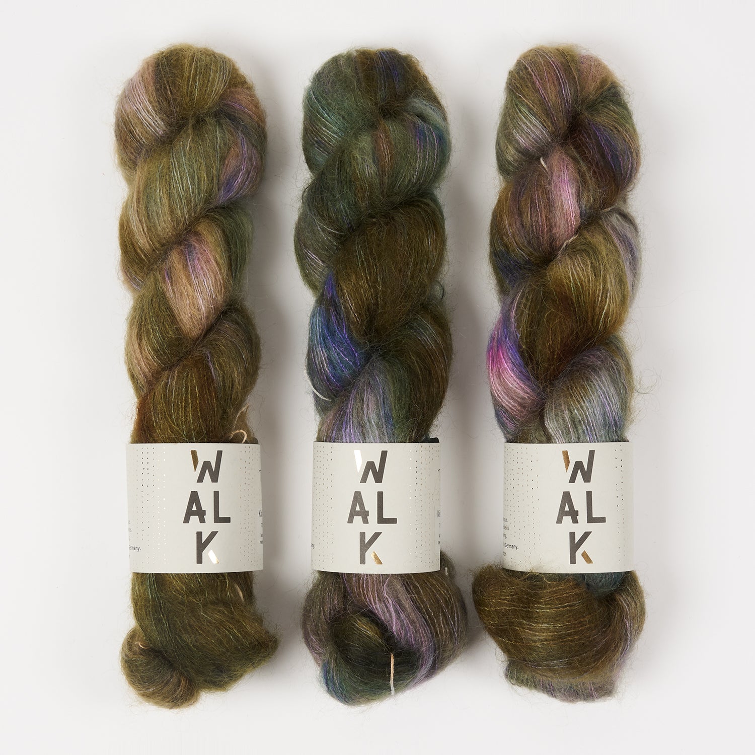 WALK Collection KID MOHAIR LACE - TAURUS Mohair Silk Lace green Yarn
