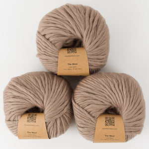 THE WOOL - 100% WOOL TAUPE