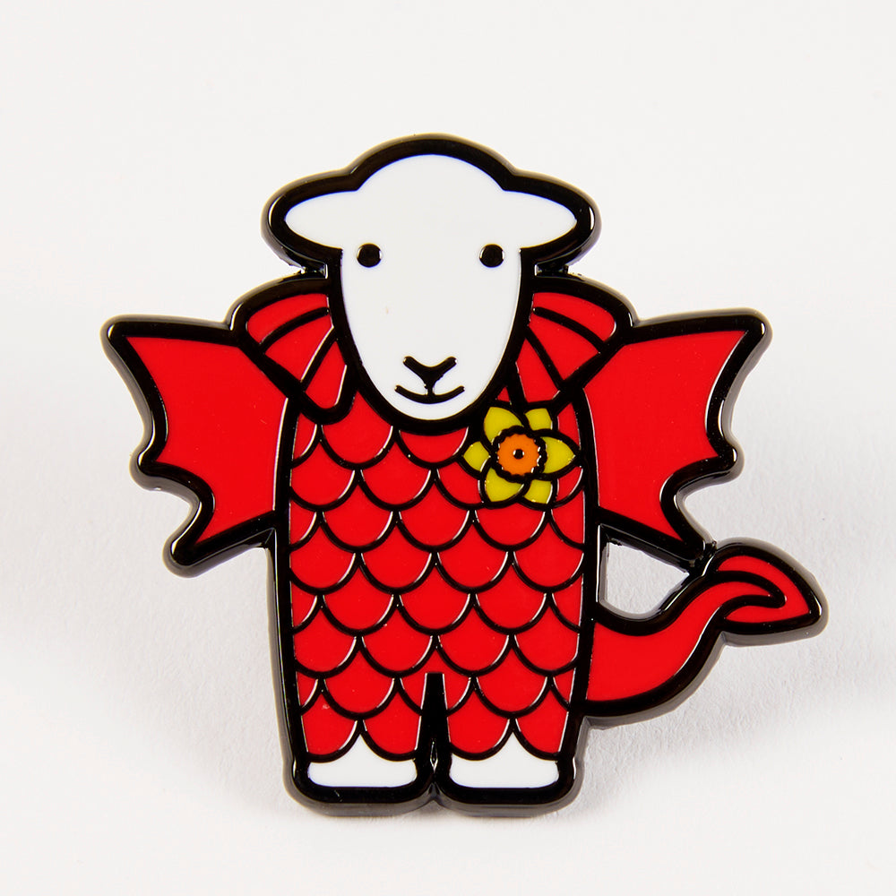 Welsh Herdy Pin Badge