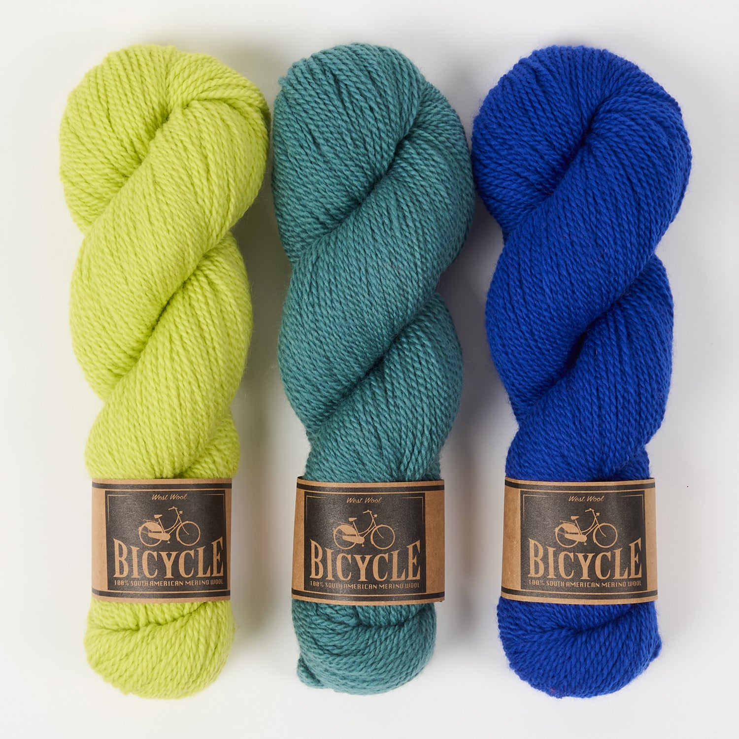 West Wool ROYAL PICKLE Merino wool Fingering Quick Kits