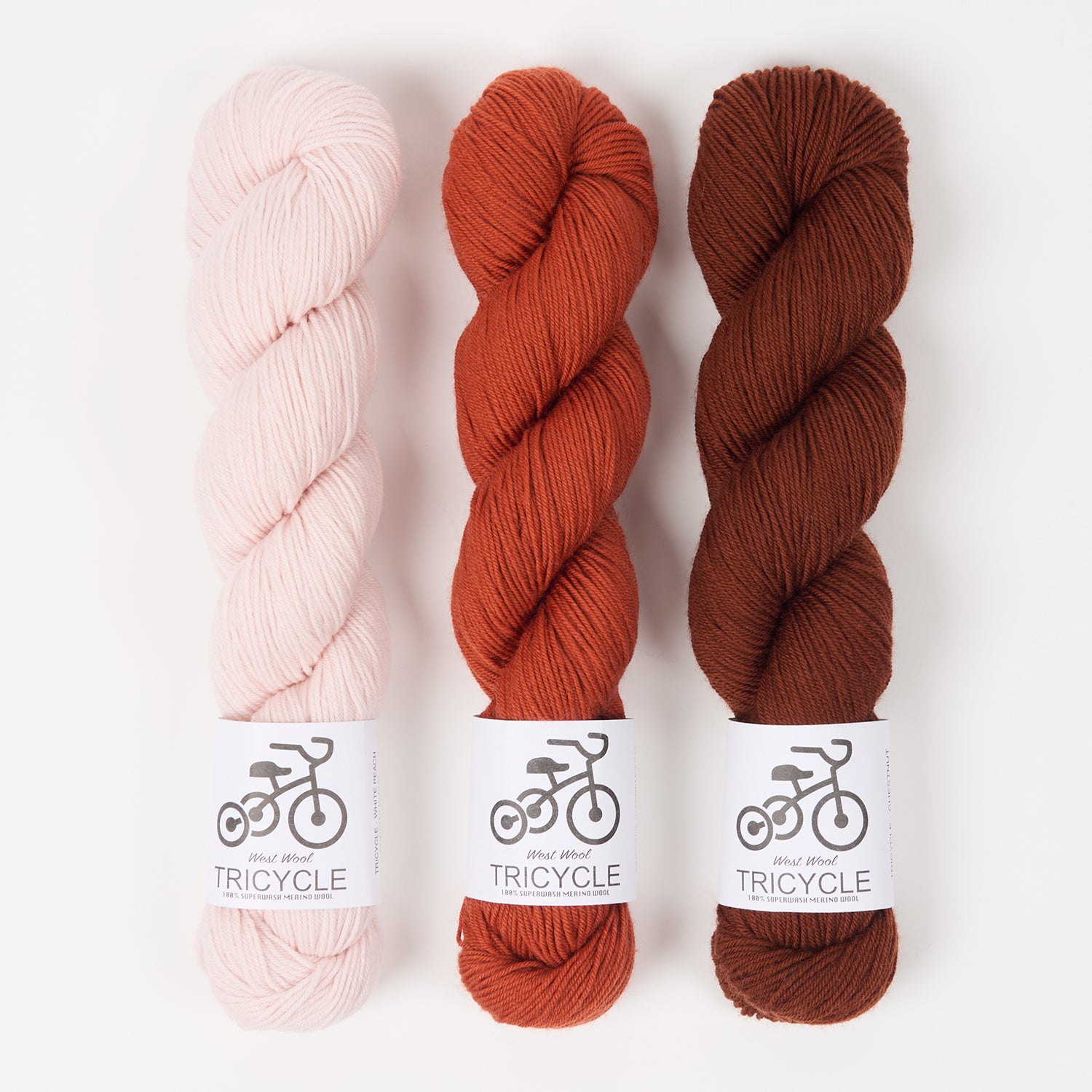 West Wool WHITE SEEDS Merino wool Fingering Quick Kits