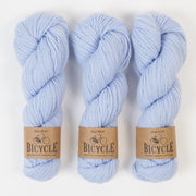 West Wool BICYCLE - CIRRUS Merino wool Fingering blue Yarn