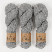 West Wool BICYCLE - CONCRETE Merino wool Fingering grey Yarn