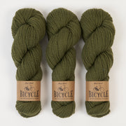 West Wool BICYCLE - CONIFER Merino wool Fingering green Yarn