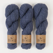West Wool BICYCLE - DENIM Merino wool Fingering blue Yarn