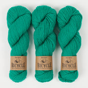 West Wool BICYCLE - EMERALD Merino wool Fingering green Yarn
