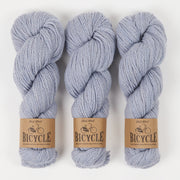 West Wool BICYCLE - FROST Merino wool Fingering grey blue Yarn