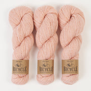 West Wool BICYCLE - MACAROON Merino wool Fingering pink peach Yarn