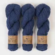 West Wool BICYCLE - MIDNIGHT Merino wool Fingering blue Yarn