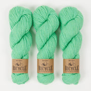 West Wool BICYCLE - MINTY Merino wool Fingering green Yarn