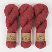 West Wool BICYCLE - RHUBARB Merino wool Fingering red Yarn