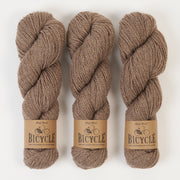 West Wool BICYCLE - SINGEL Merino wool Fingering brown Yarn