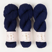 West Wool HEX - DISCO Merino wool Nylon Fingering blue Yarn