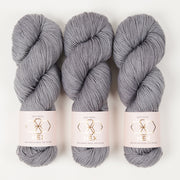 West Wool HEX - GREYKJAVIK Merino wool Nylon Fingering grey Yarn