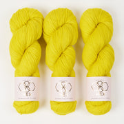 West Wool HEX - BIANCA Merino wool Nylon Fingering yellow Yarn