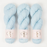 West Wool HEX - BUBBLE BATH Merino wool Nylon Fingering blue Yarn
