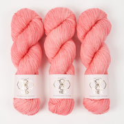 West Wool HEX - GUAVA Merino wool Nylon Fingering coral Yarn