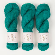 West Wool HEX - OZ Merino wool Nylon Fingering green Yarn