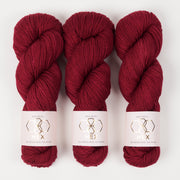 West Wool HEX - RAZZLE Merino wool Nylon Fingering red Yarn