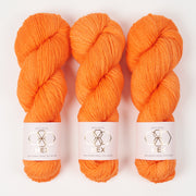 West Wool HEX - SEAHORSE Merino wool Nylon Fingering orange Yarn