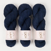 West Wool HEX - SHADOW Merino wool Nylon Fingering blue Yarn