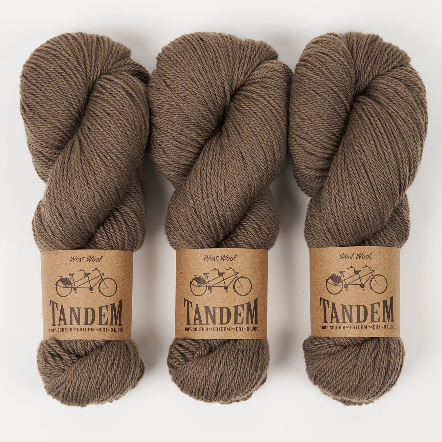 West Wool TANDEM - CAPYBARA Merino wool DK brown Yarn