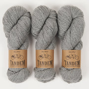 West Wool TANDEM - CONCRETE Merino wool DK grey Yarn