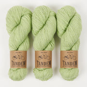 West Wool TANDEM - CUCUMBER Merino wool DK green Yarn