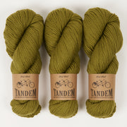 West Wool TANDEM - FERN Merino wool DK green Yarn