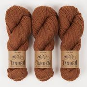 West Wool TANDEM - FOXY Merino wool DK brown Yarn