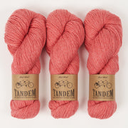 West Wool TANDEM - HIBISCUS Merino wool DK pink Yarn