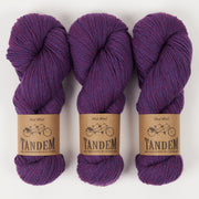 West Wool TANDEM - MAGIC Merino wool DK purple Yarn