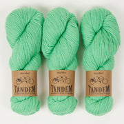 West Wool TANDEM - MINTY Merino wool DK green Yarn