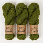 West Wool TANDEM - MOSS Merino wool DK green Yarn