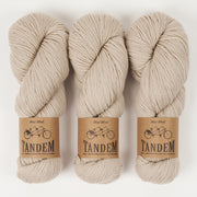 West Wool TANDEM - PEARL Merino wool DK cream beige Yarn