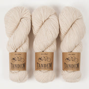 West Wool TANDEM - POLAR BEAR Merino wool DK white Yarn