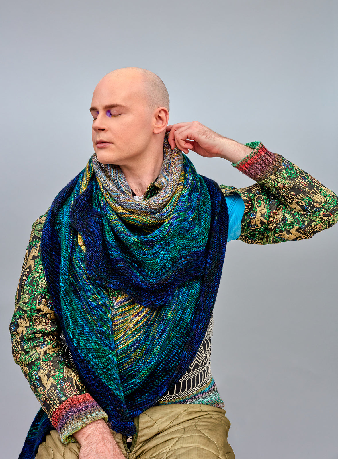 SEA SWELL SHAWL PATTERN
