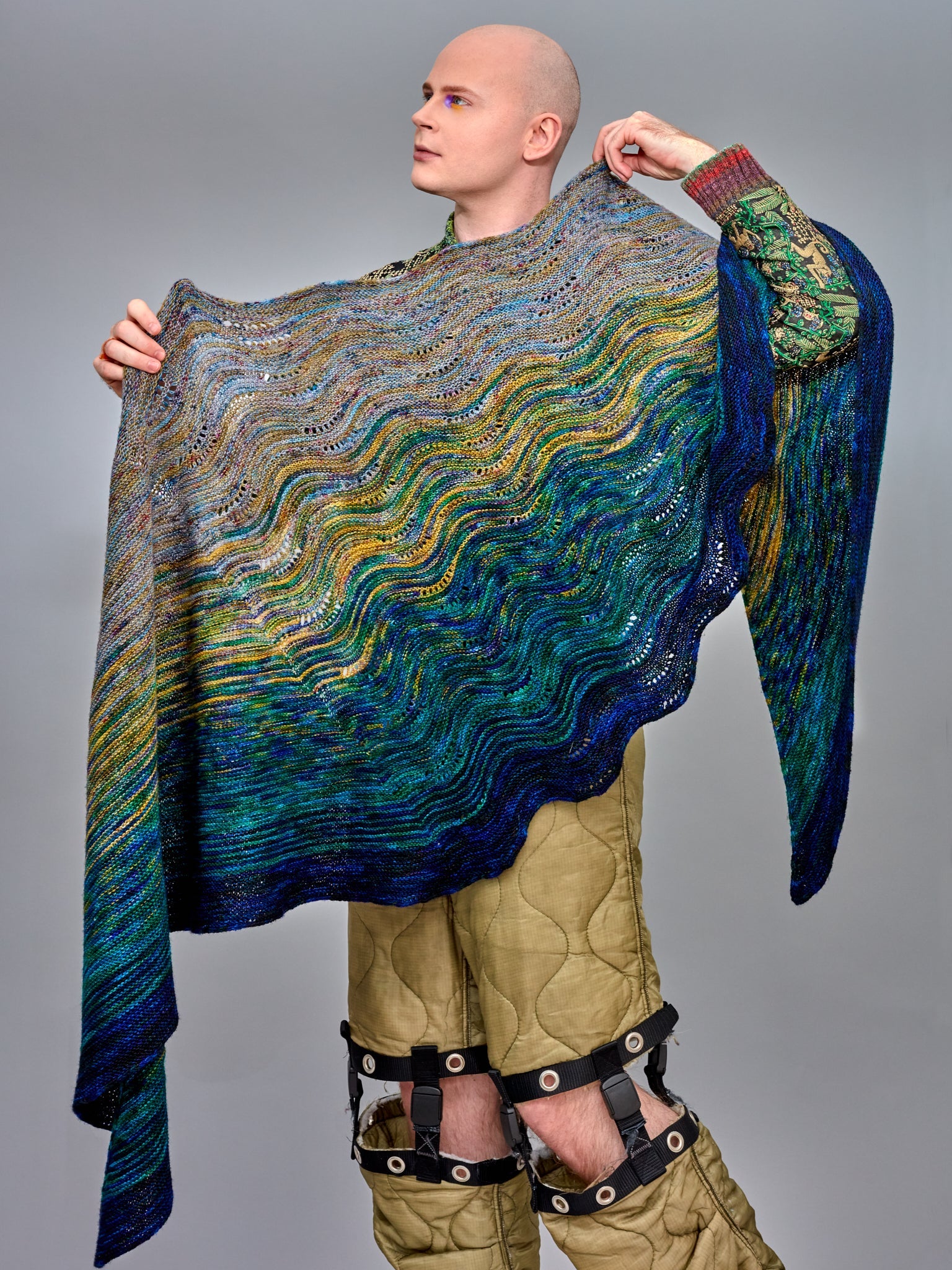 SEA SWELL SHAWL PATTERN