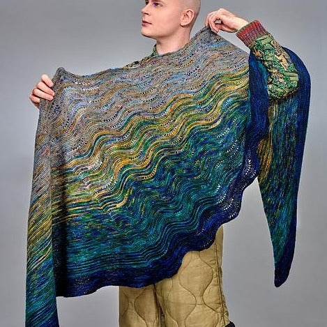 Westknits Patterns SEA SWELL SHAWL PATTERN Westknits Pattern
