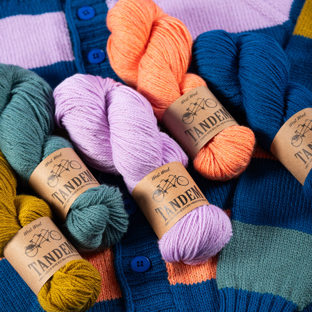 WESTKNITS GO-TO CARDIGAN - SEA GRAPE