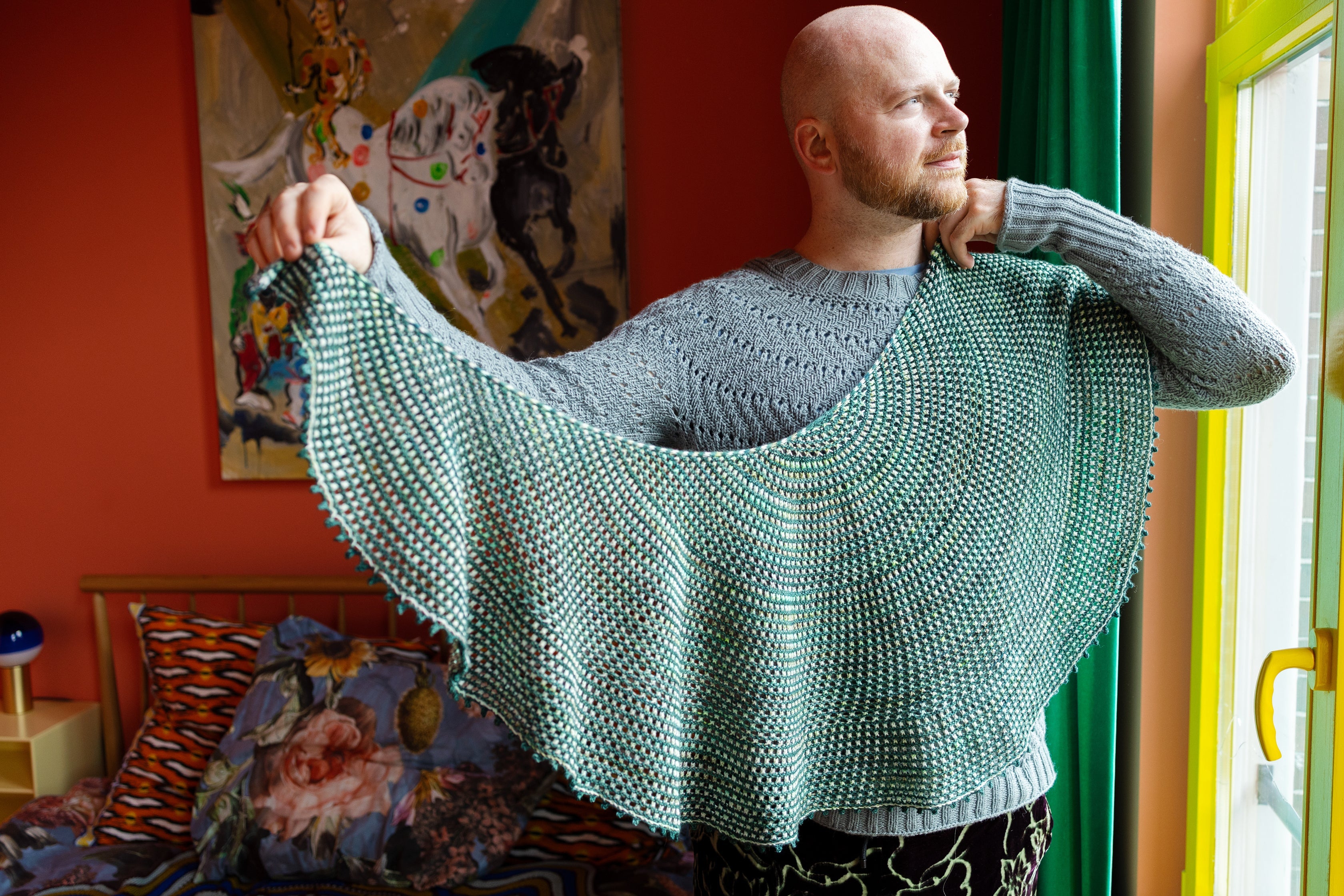 SWING INTO SPRING SHAWL PATTERN