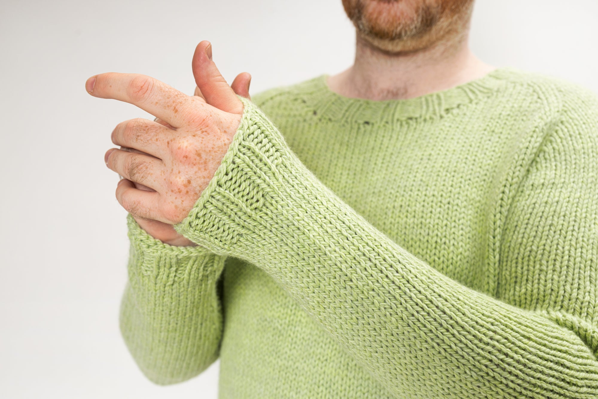 WESTKNITS CHUNKY RAGLAN PATTERN