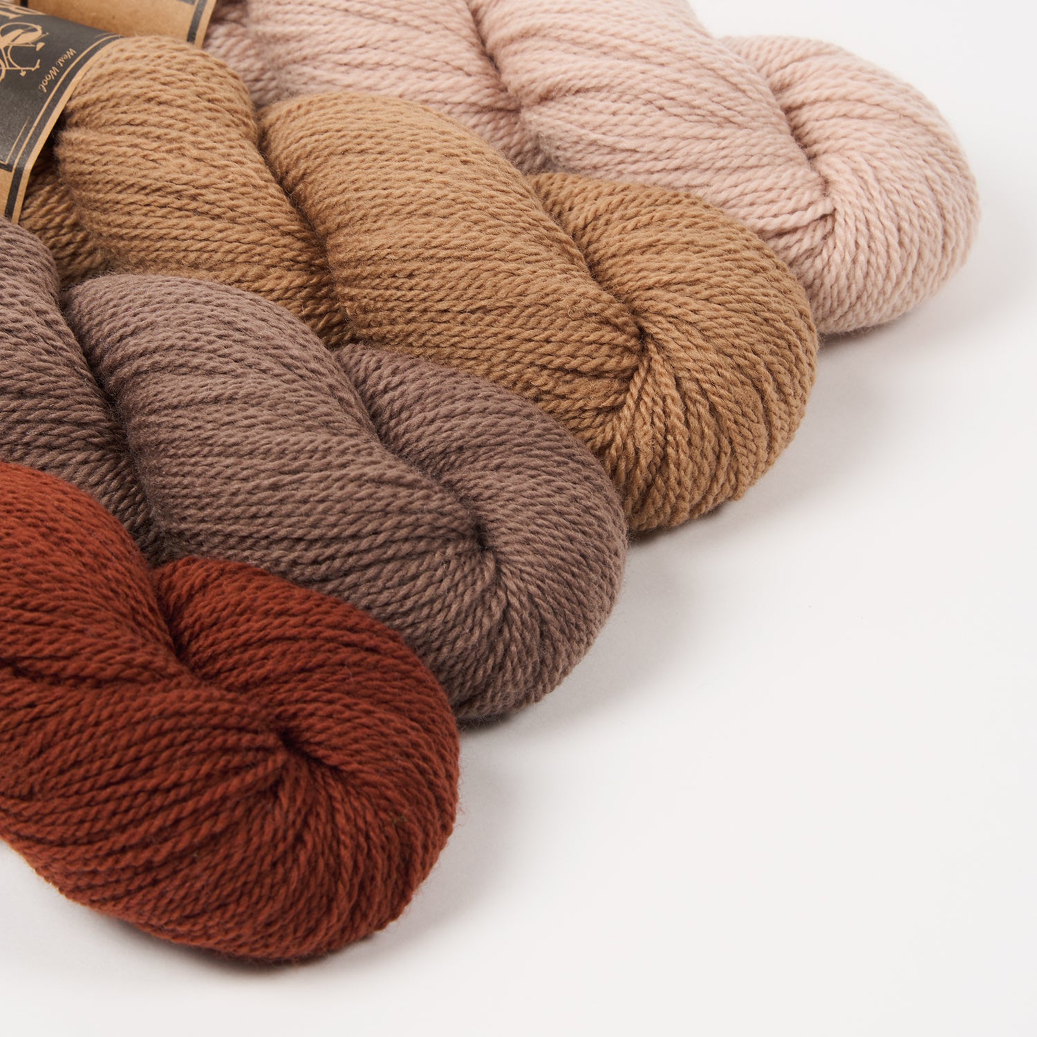 West Wool CHESTNUT GRADIENT Merino wool Fingering Quick Kits
