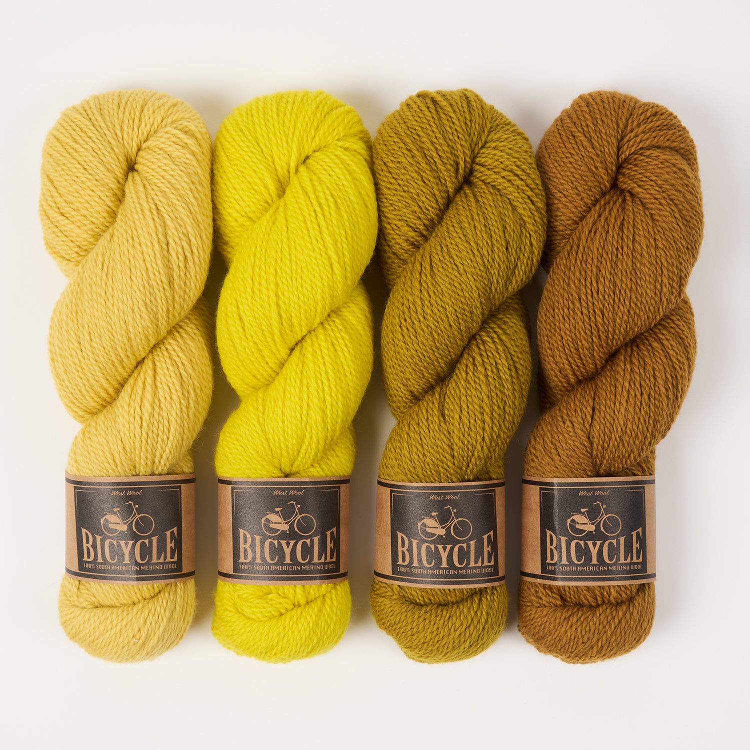 West Wool DIJON GRADIENT Merino wool Fingering Quick Kits