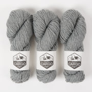 West Wool CARGO COLLAGE SWEATER - CONCRETE Merino wool Chunky grey Westknits Kits