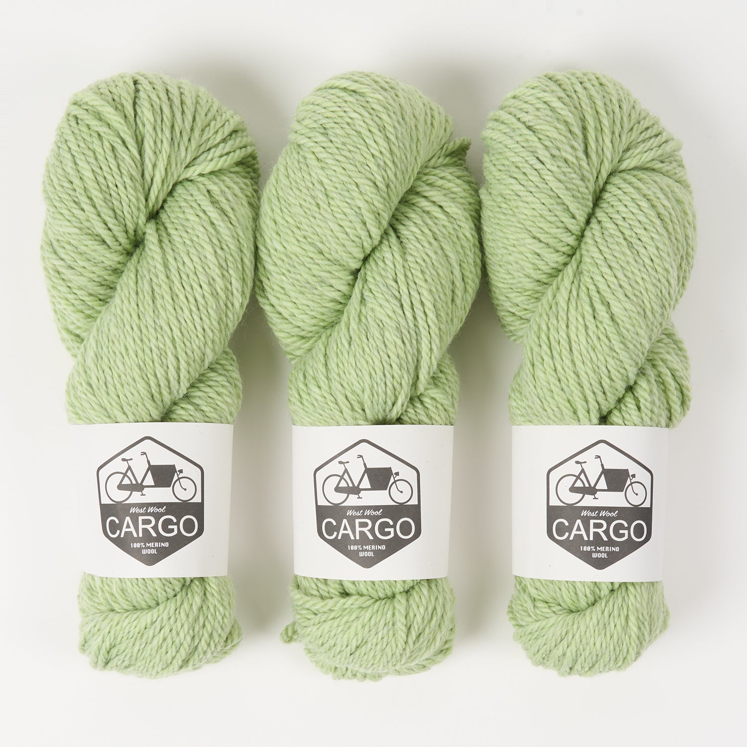 West Wool CHUNKY RAGLAN - CUCUMBER Merino wool Chunky Westknits Kits
