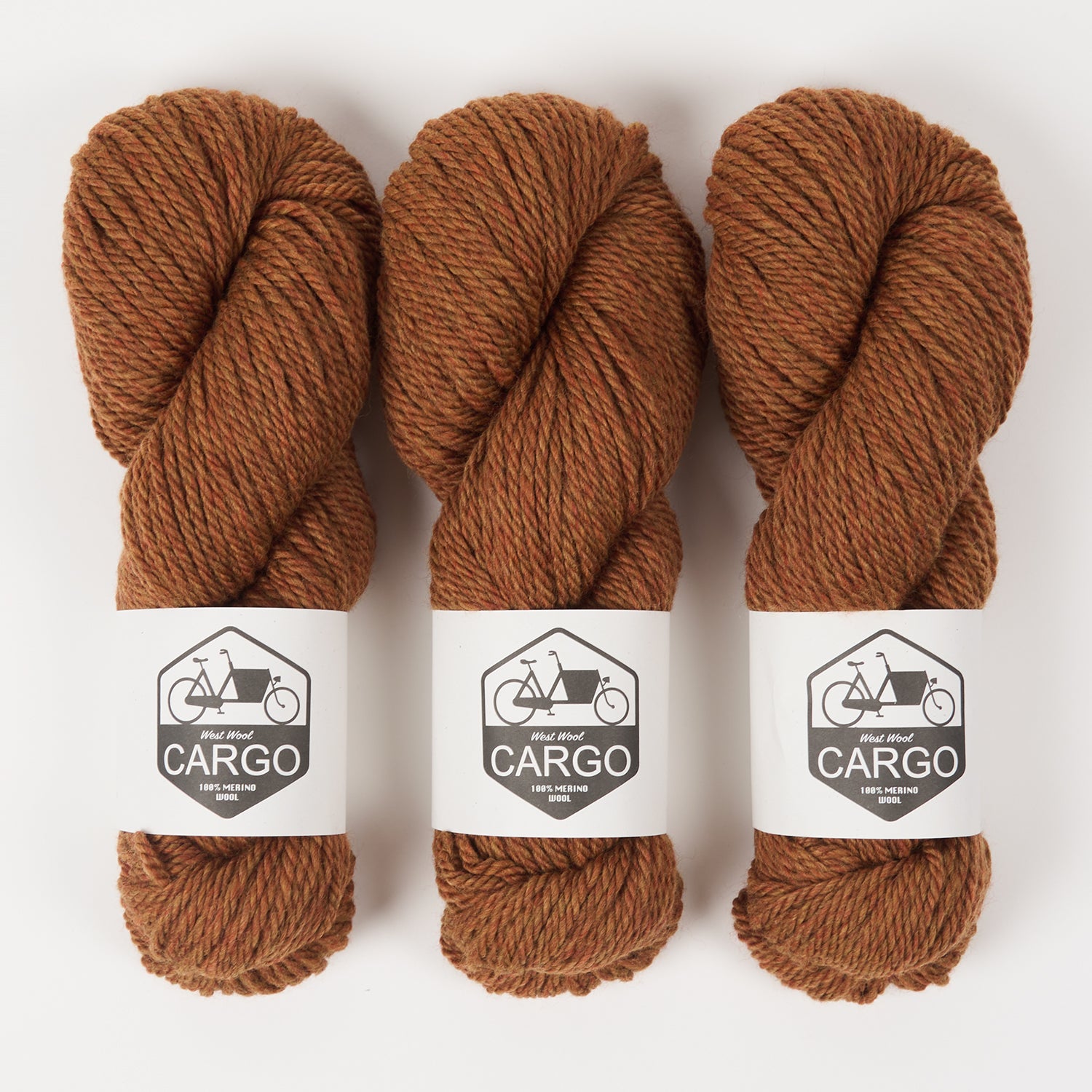 West Wool CARGO - FOXY Merino wool Chunky brown Yarn