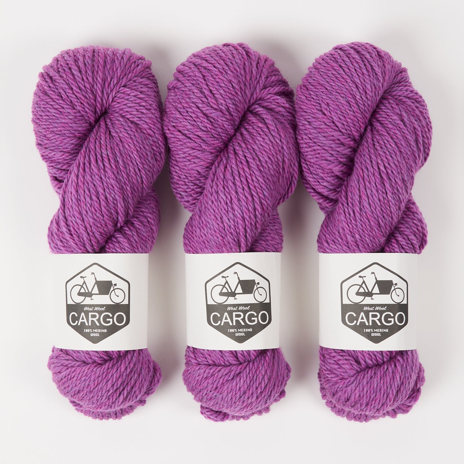 West Wool CHUNKY RAGLAN - HYDRANGEA Merino wool Chunky Westknits Kits