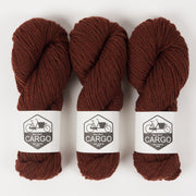 West Wool CARGO - MAHOGANY Merino wool Chunky brown Yarn